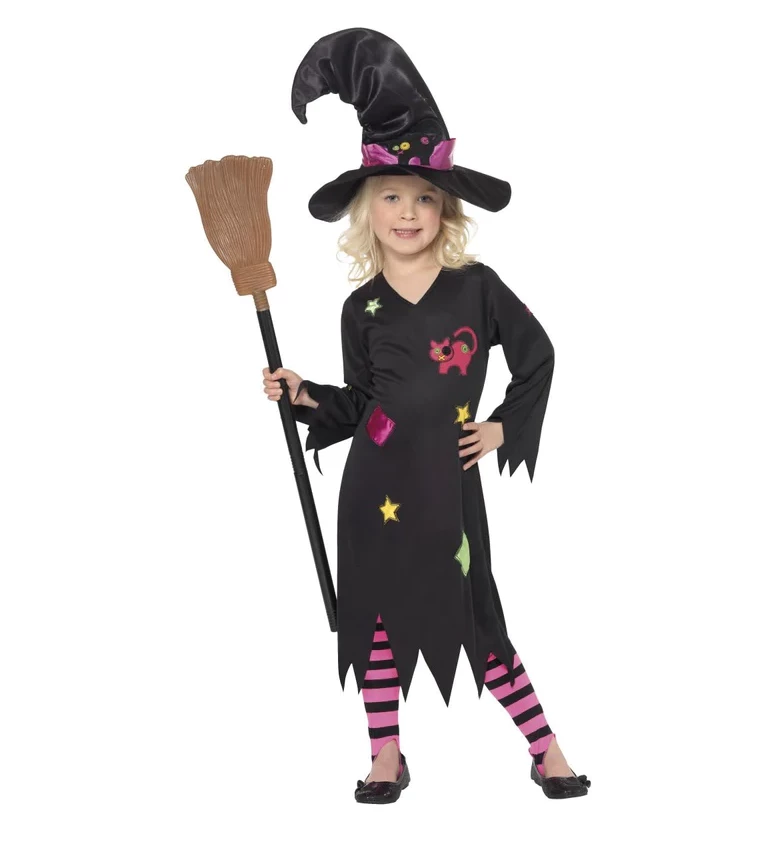 Dětský kostým Malá čarodějka