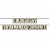 Banner Halloween - černobílý