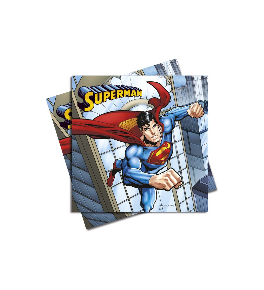 Papírové ubrousky Superman