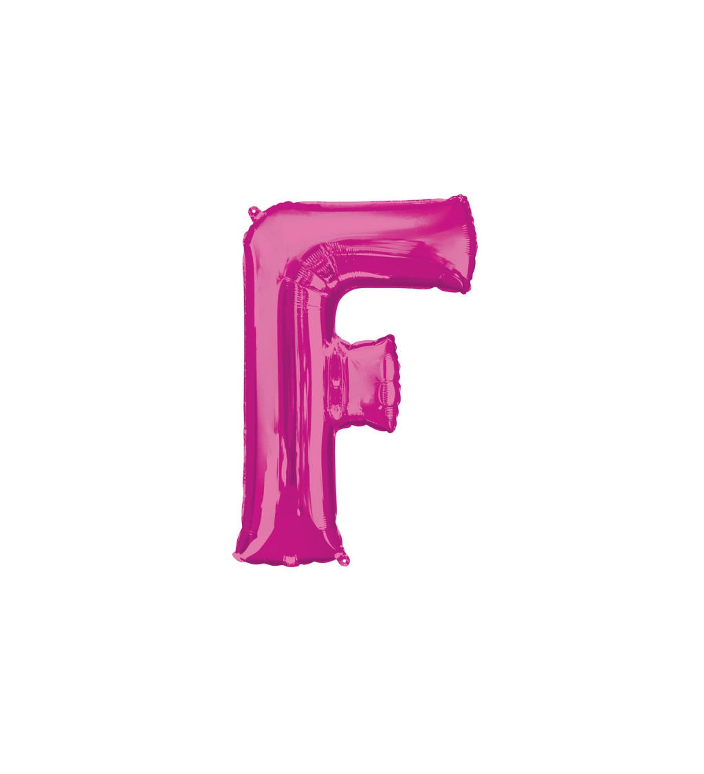 Růžový fóliový balónek F