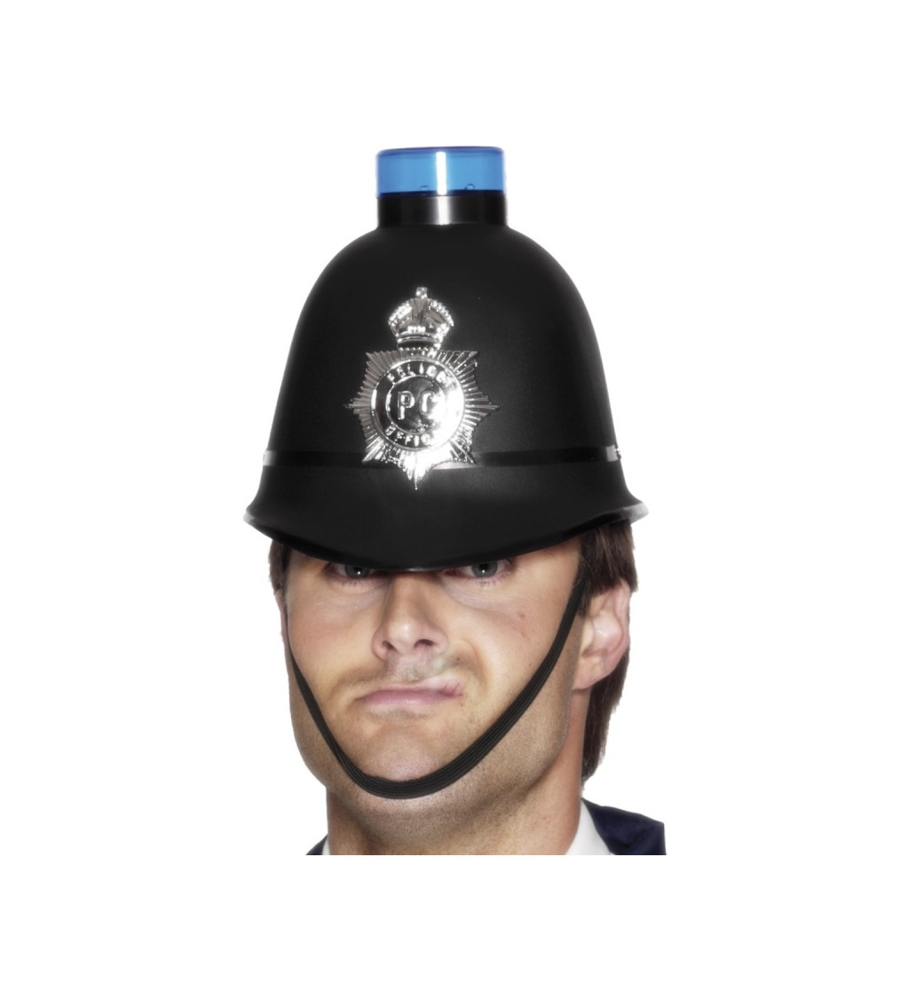 Policejní čepice s majákem anglická