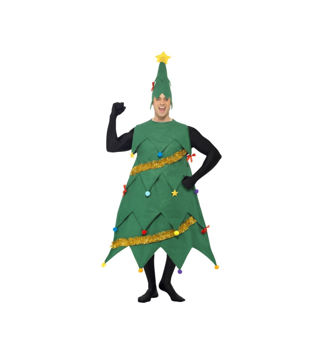 Pánský kostým vánoční stromeček
