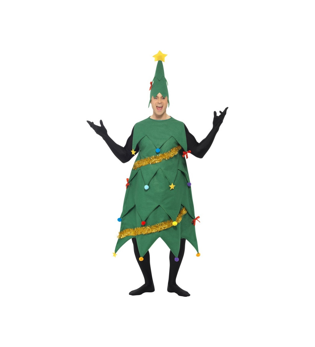 Pánský kostým vánoční stromeček