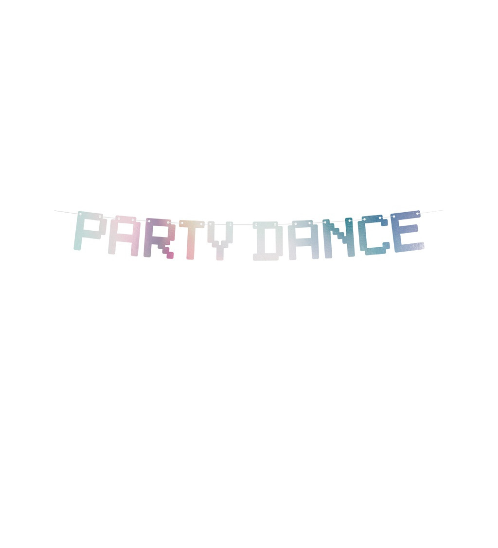 Girlanda - Party Dance pastelová
