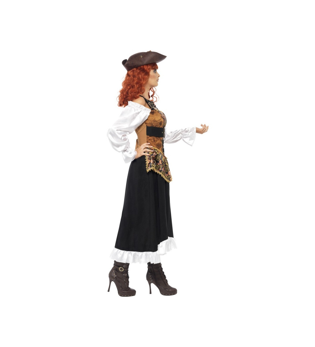 Dámský kostým Pirátka - Steam Punk