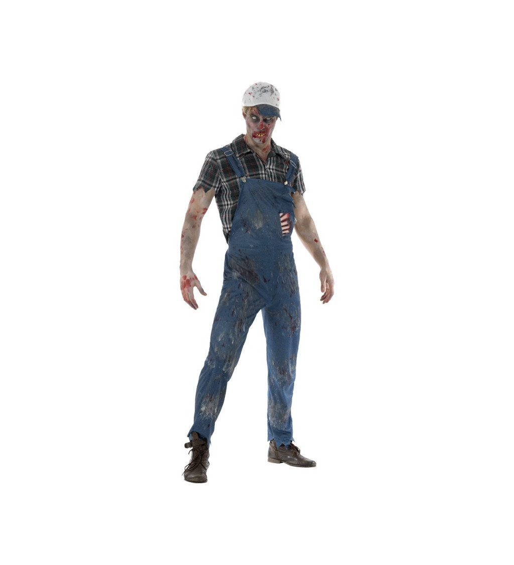 Pánský kostým Zombie dělník
