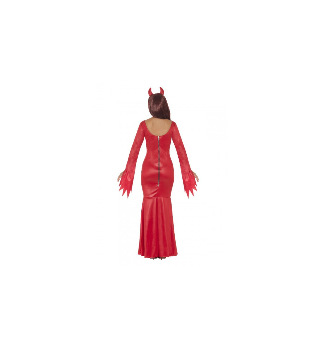 Dámsky kostým Elegantní čertice v červeném