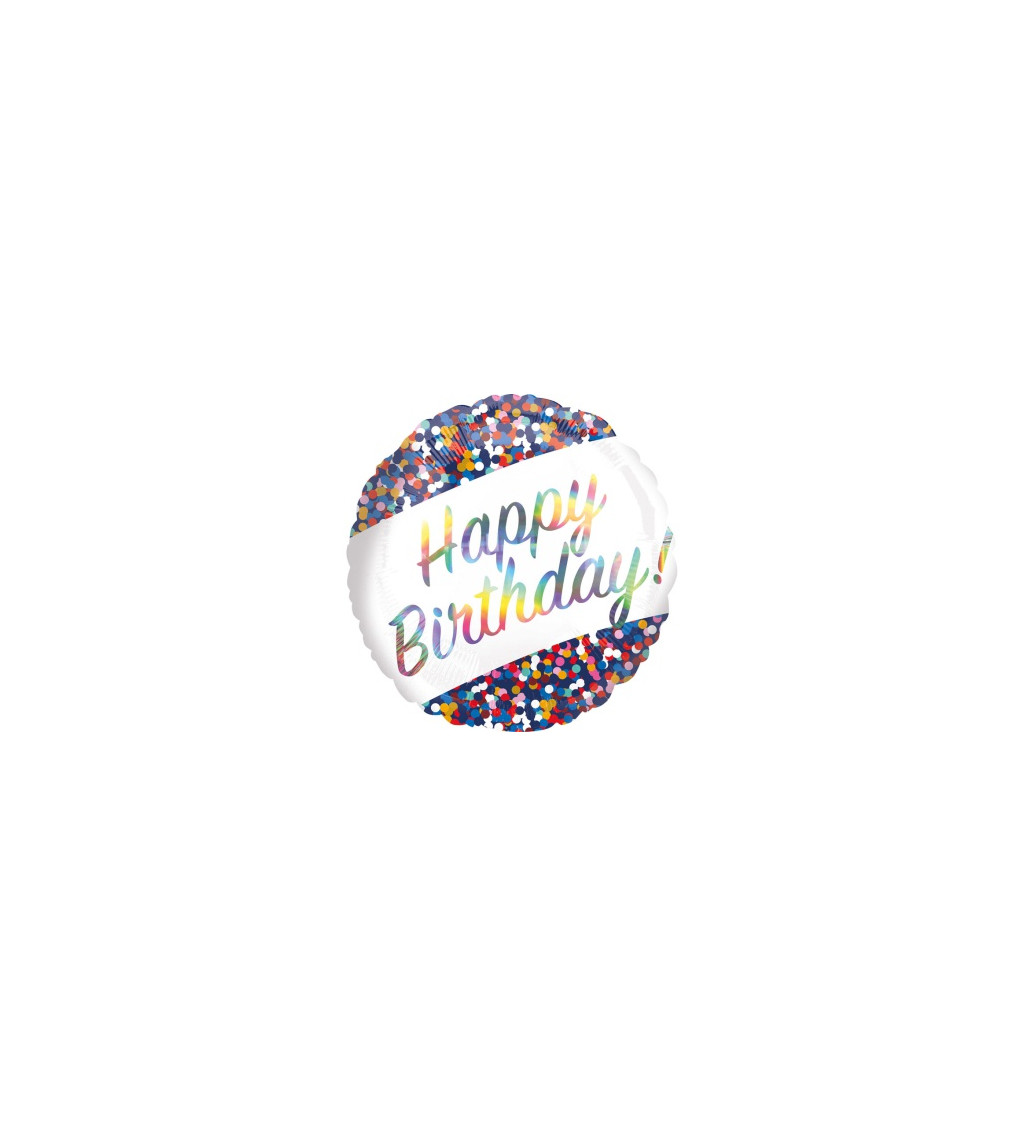 Narozeninový balónek - Happy birthday