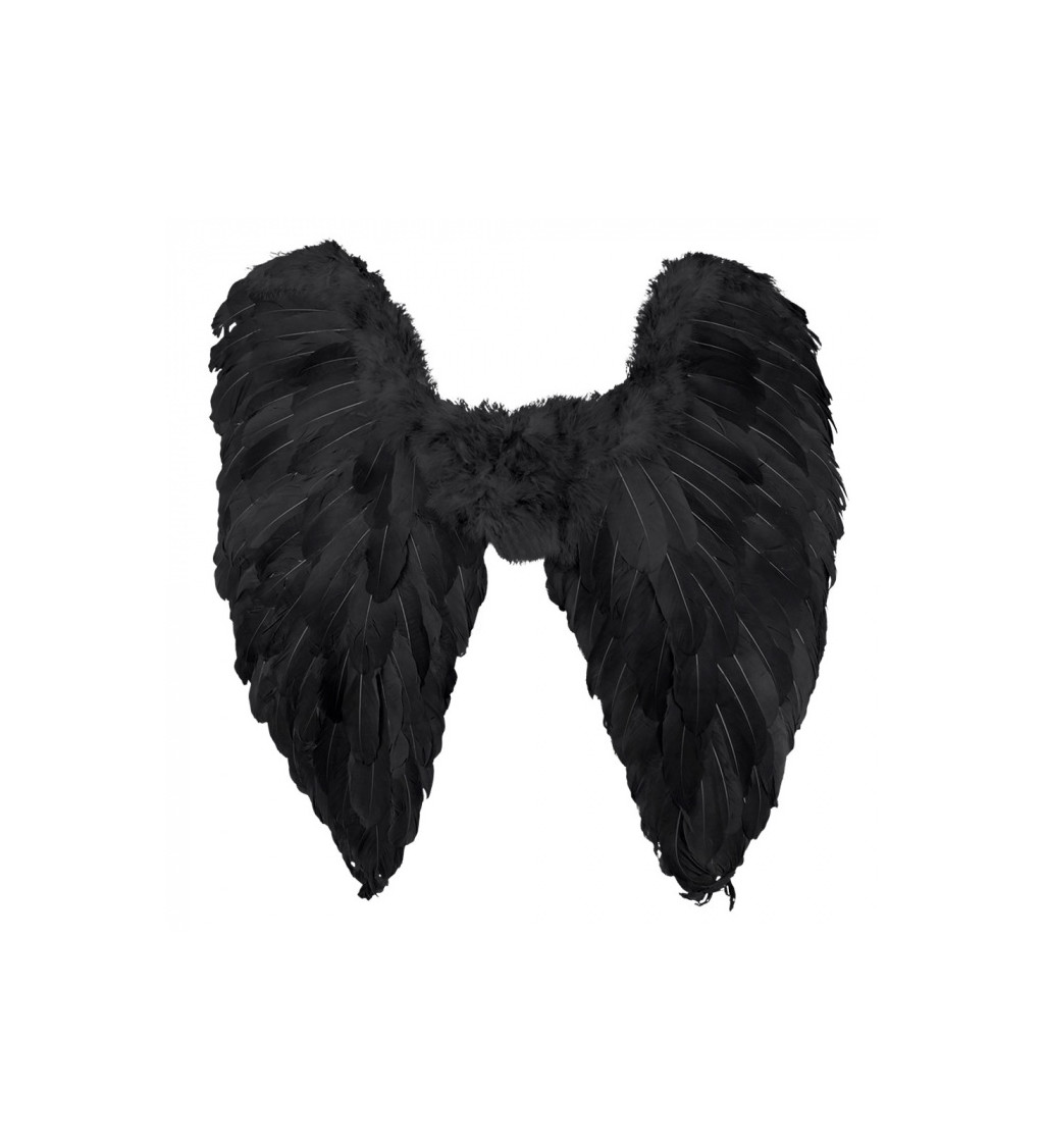 Černá skládací křídla anděla