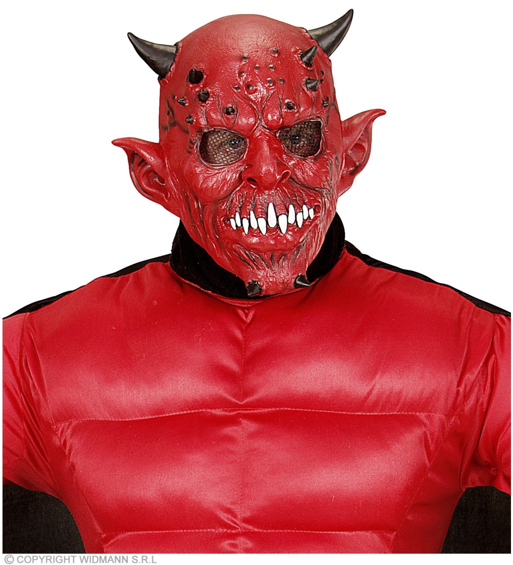 Latexová maska Strašidelný pekelník