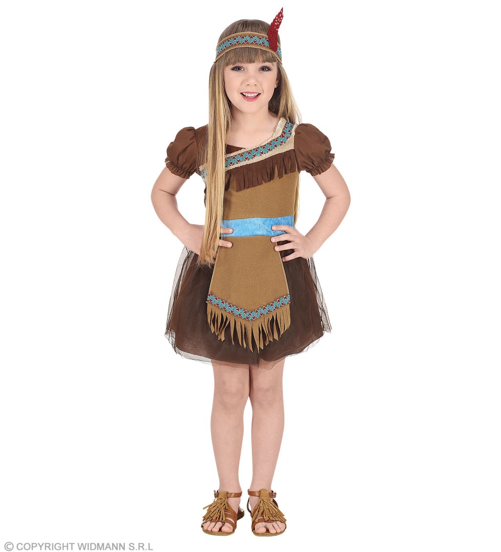 Dětský kostým Malá indiánka III