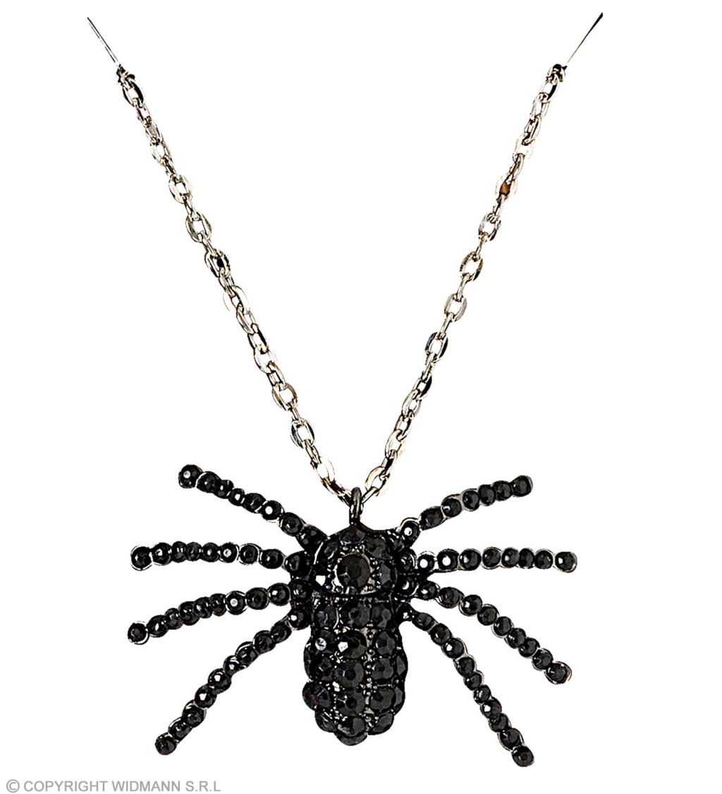 Čarodějnický náhrdelník s pavoukem