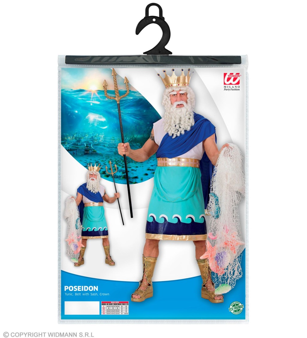Pánský kostým Poseidona