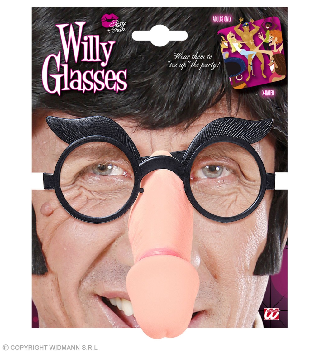 Žertovné brýle s penisem