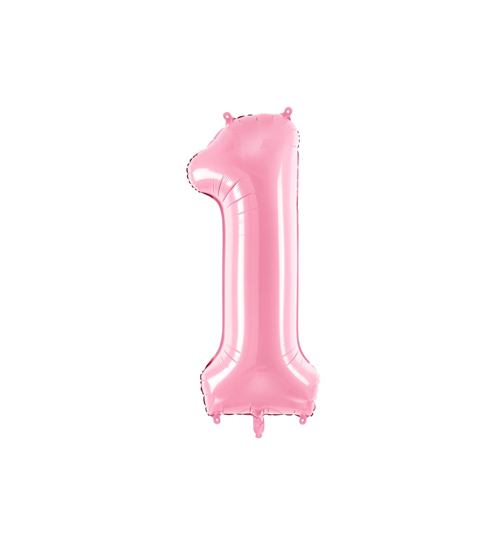 Balónek 1 růžový