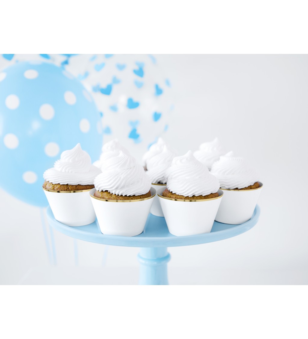 Bílé cupcake košíčky II sada
