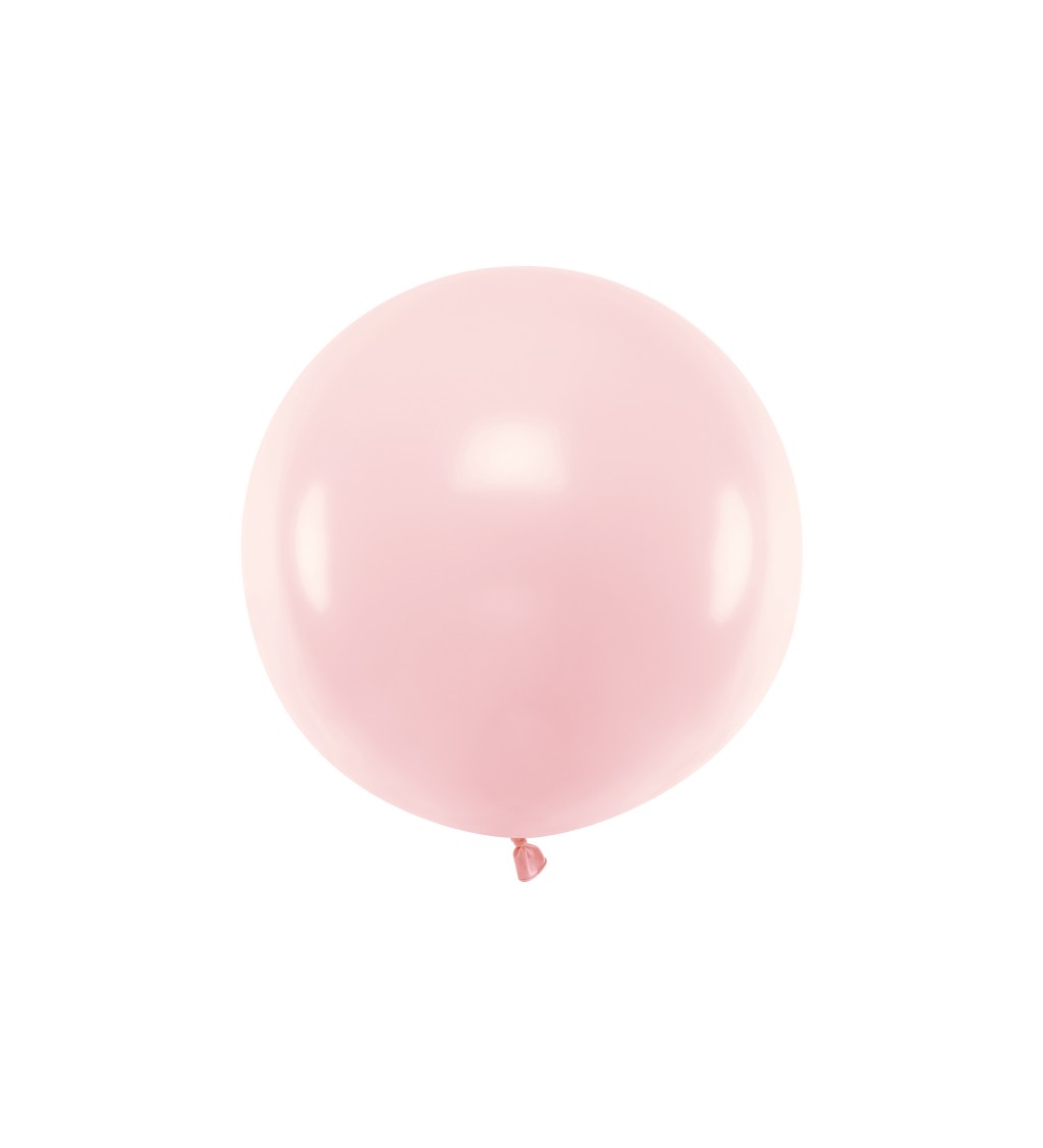 Velký balónek - světle růžový