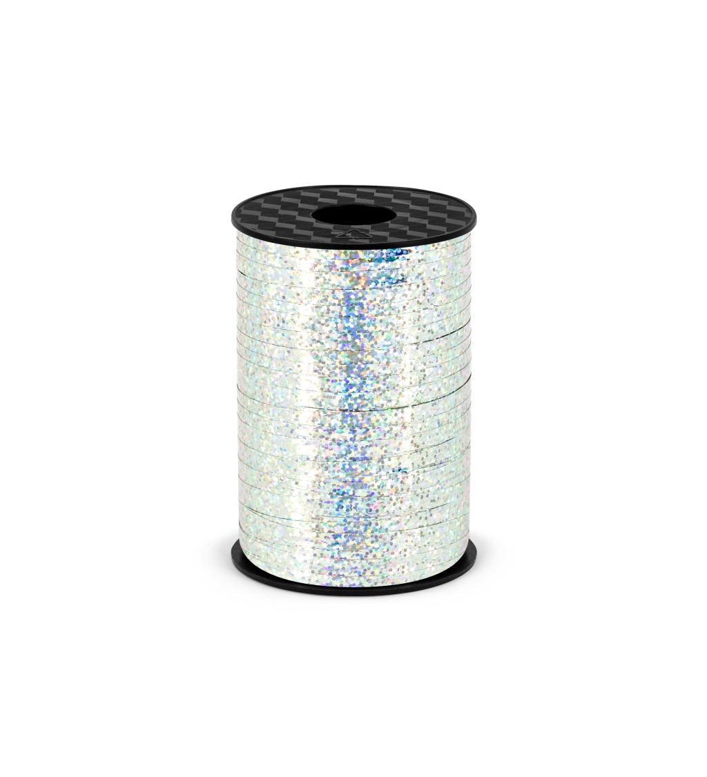 Metalická glitter stužka 5mm mix barev