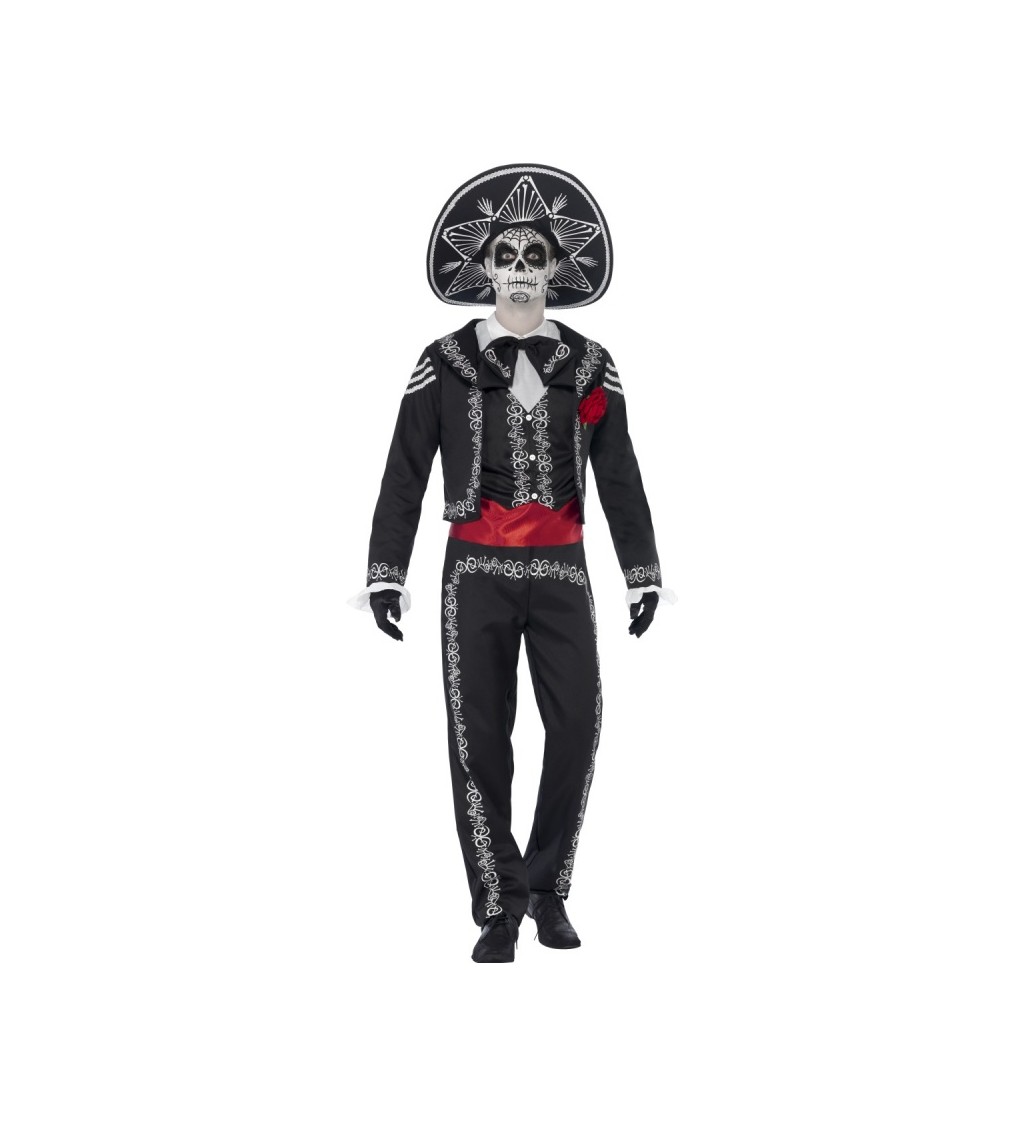 Pánský kostým Mrtvý ženich - mexický styl