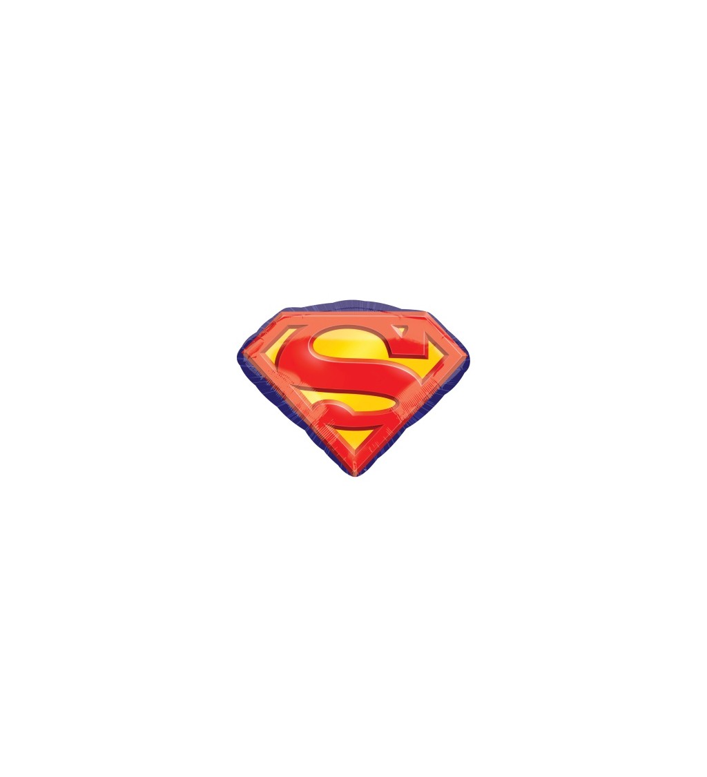 Fóliový balónek s motivem Supermanova loga