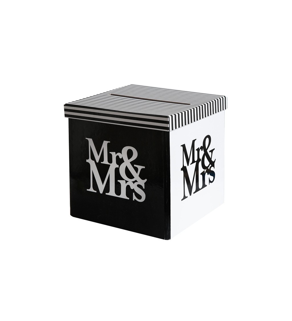 Bílo-černý box - Mr&Mrs