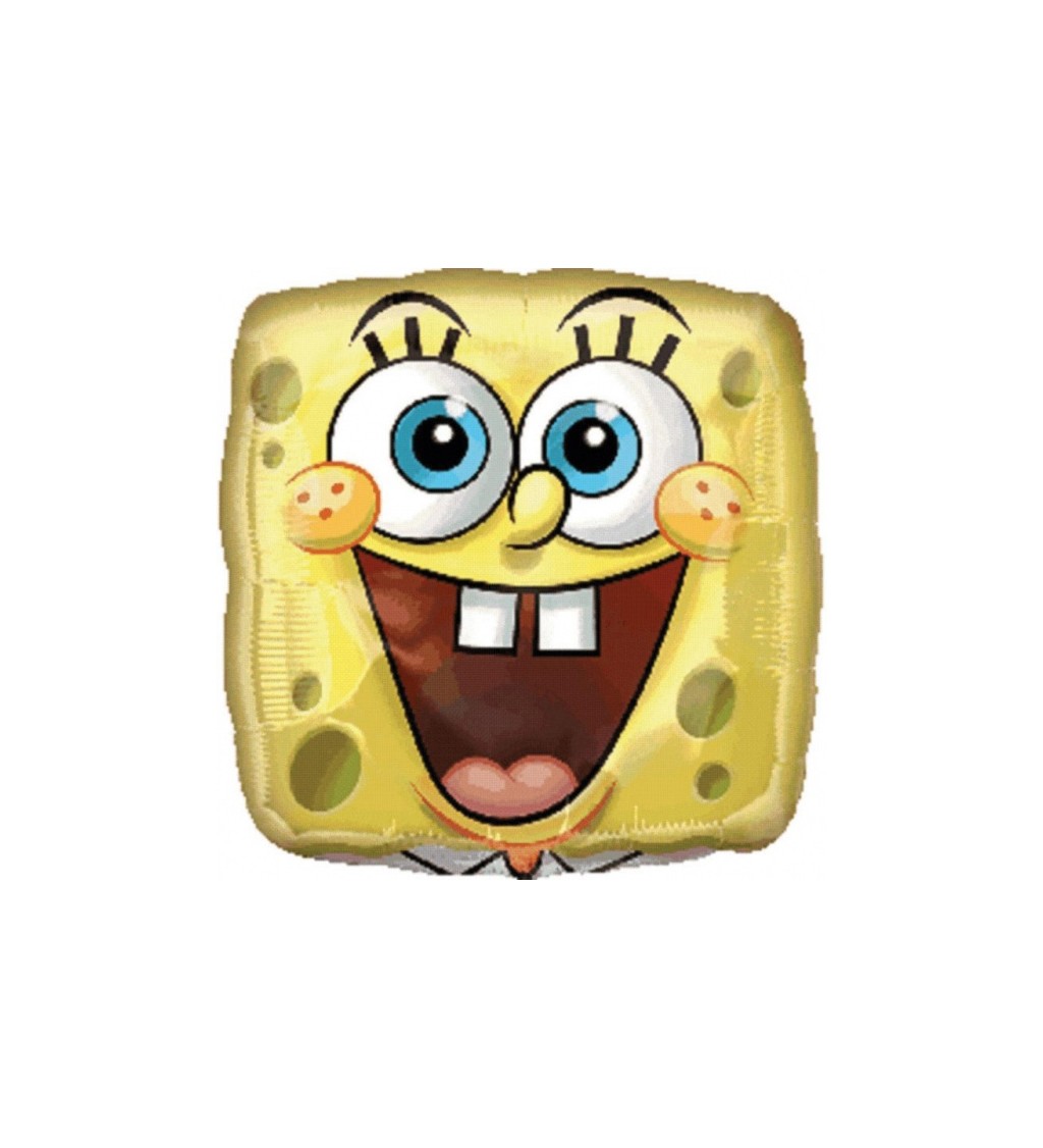 Fóliový balónek Sponge Bob -  obličej