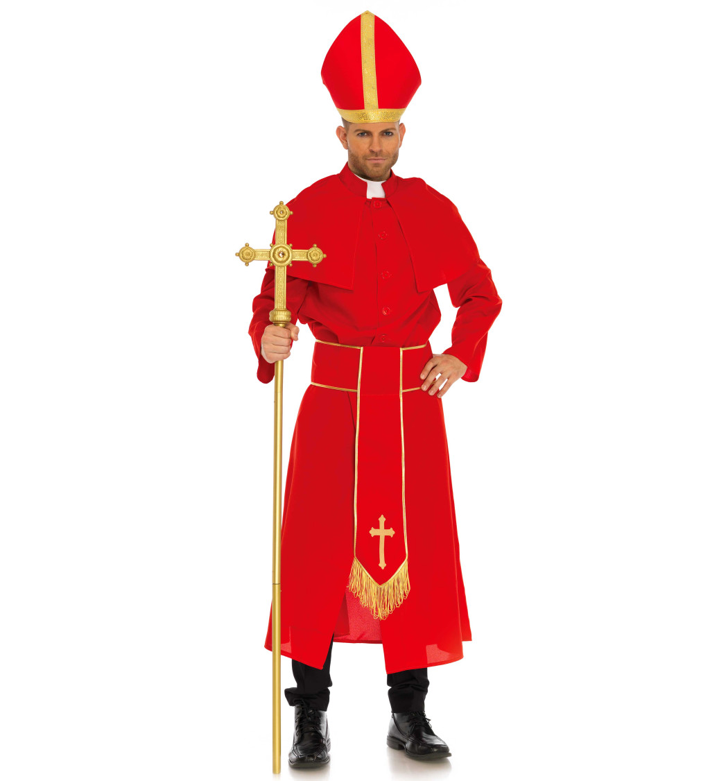 Pánský kostým kardinál XL