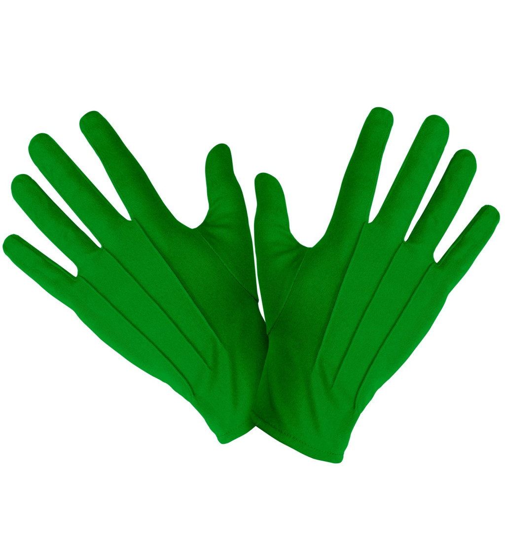 Zelené rukavice pro elfa