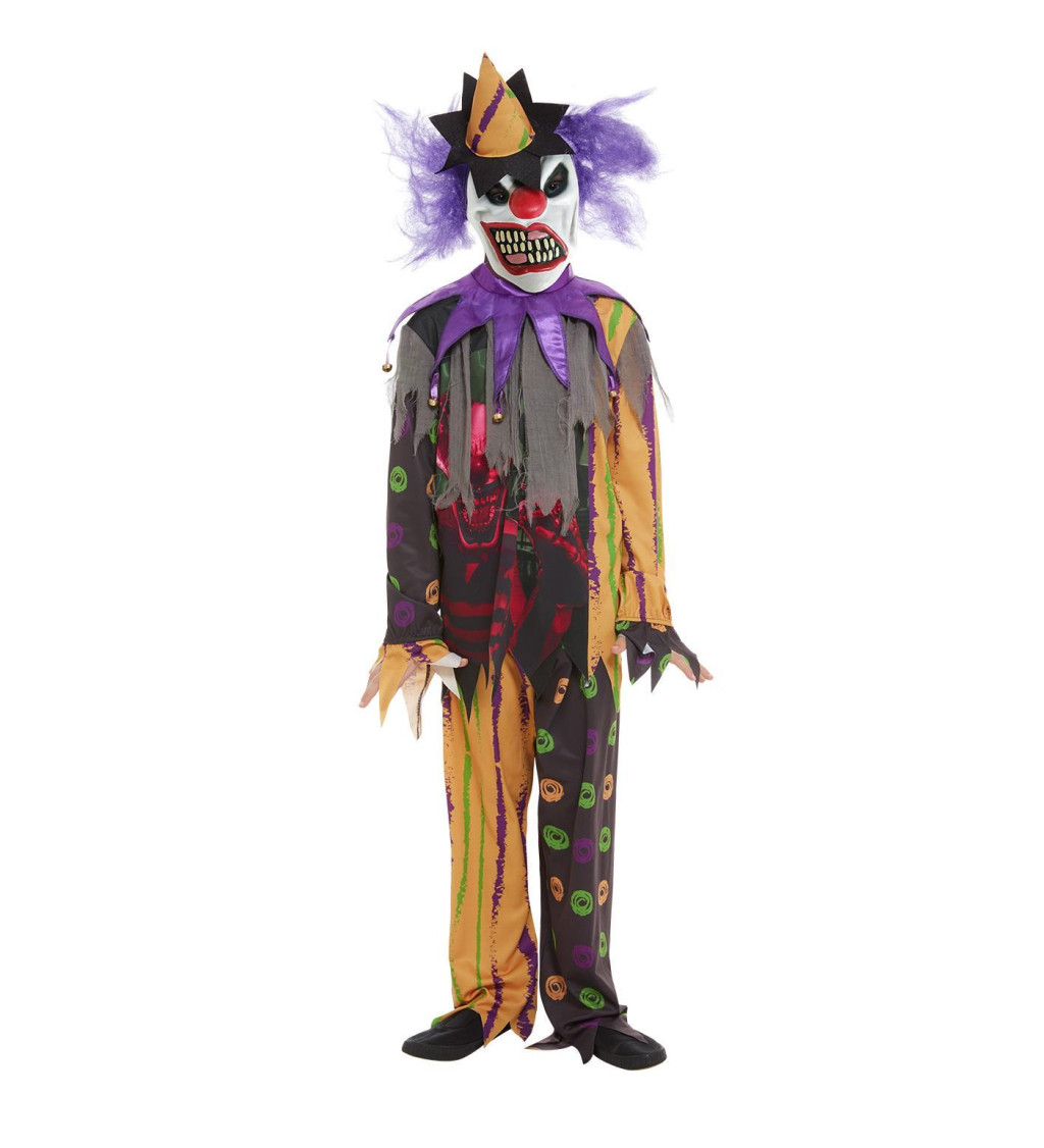 Dětský kostým bláznivý klaun