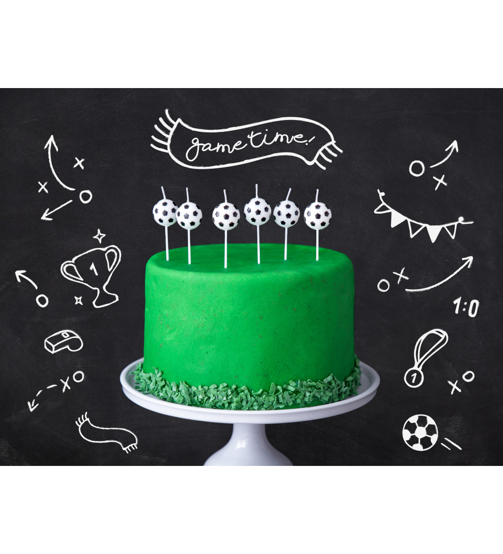 Svíčka dortová - fotbalová