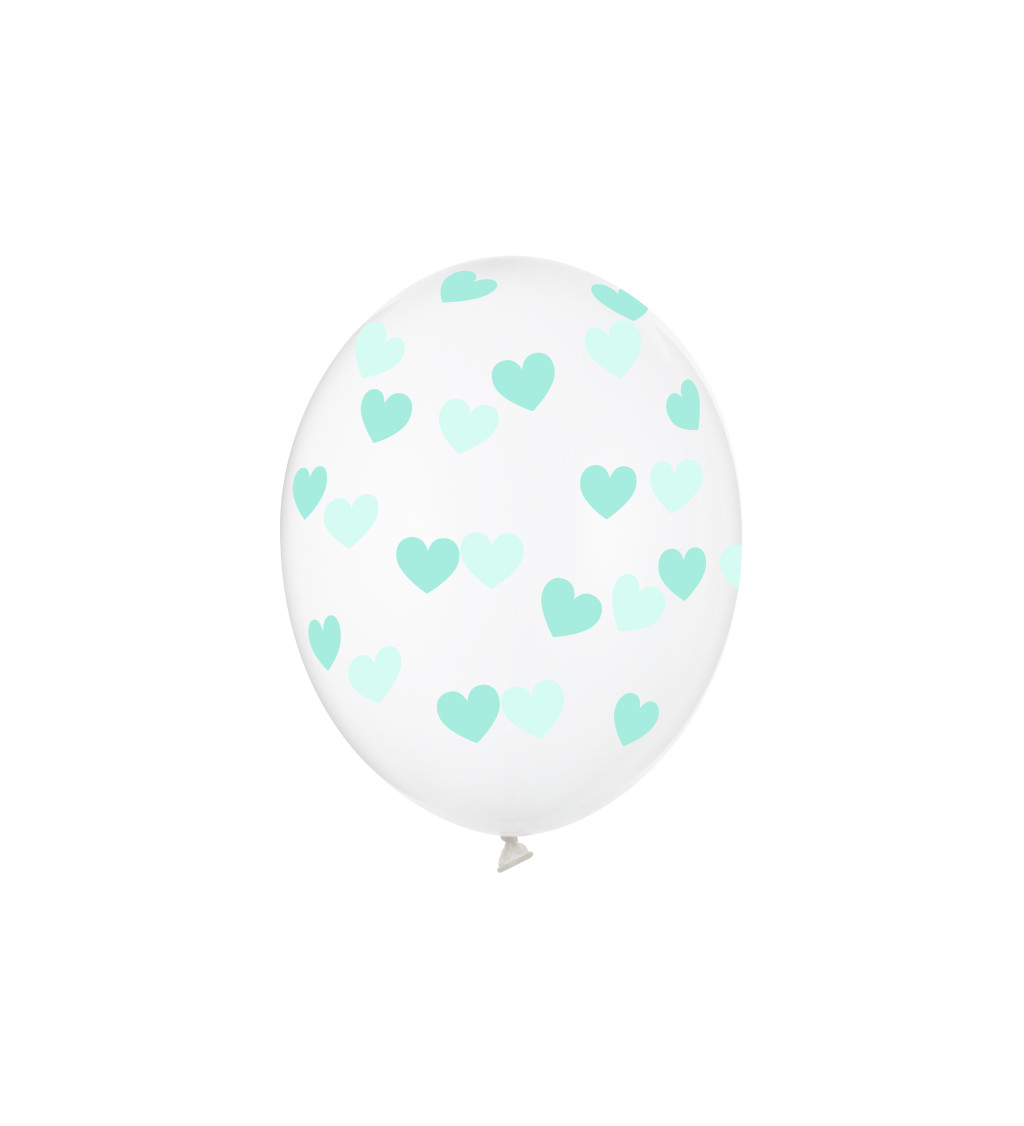 Balóny - srdce modré