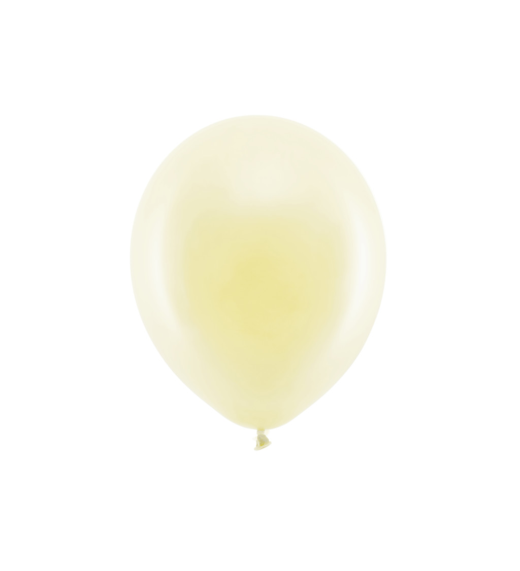 Pastelový žlutý balonek