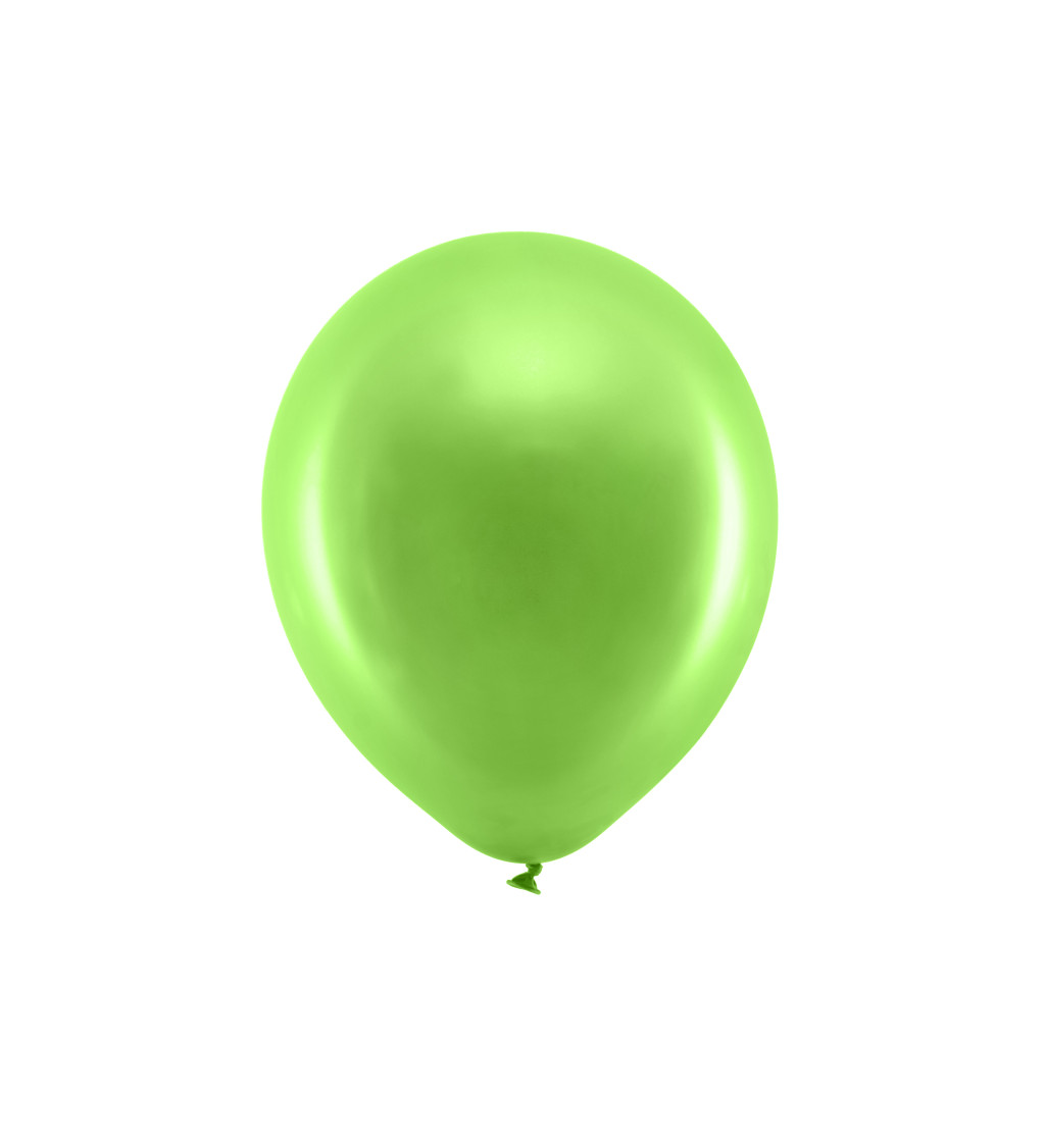 Zelený Rainbow balonek