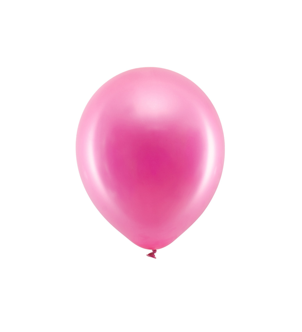 Rainbow balonky - hot pink