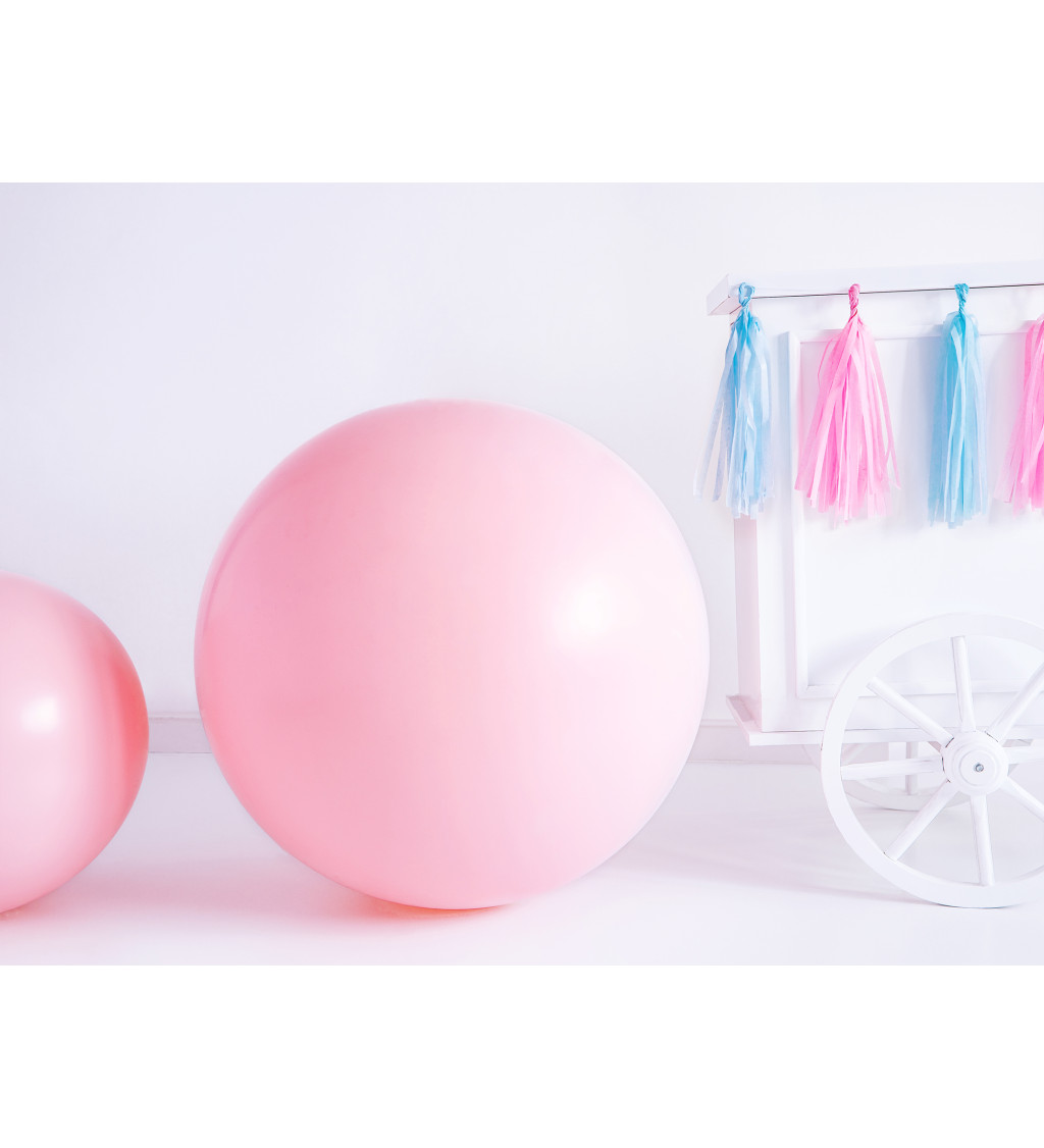 Jumbo balón -  světle růžový