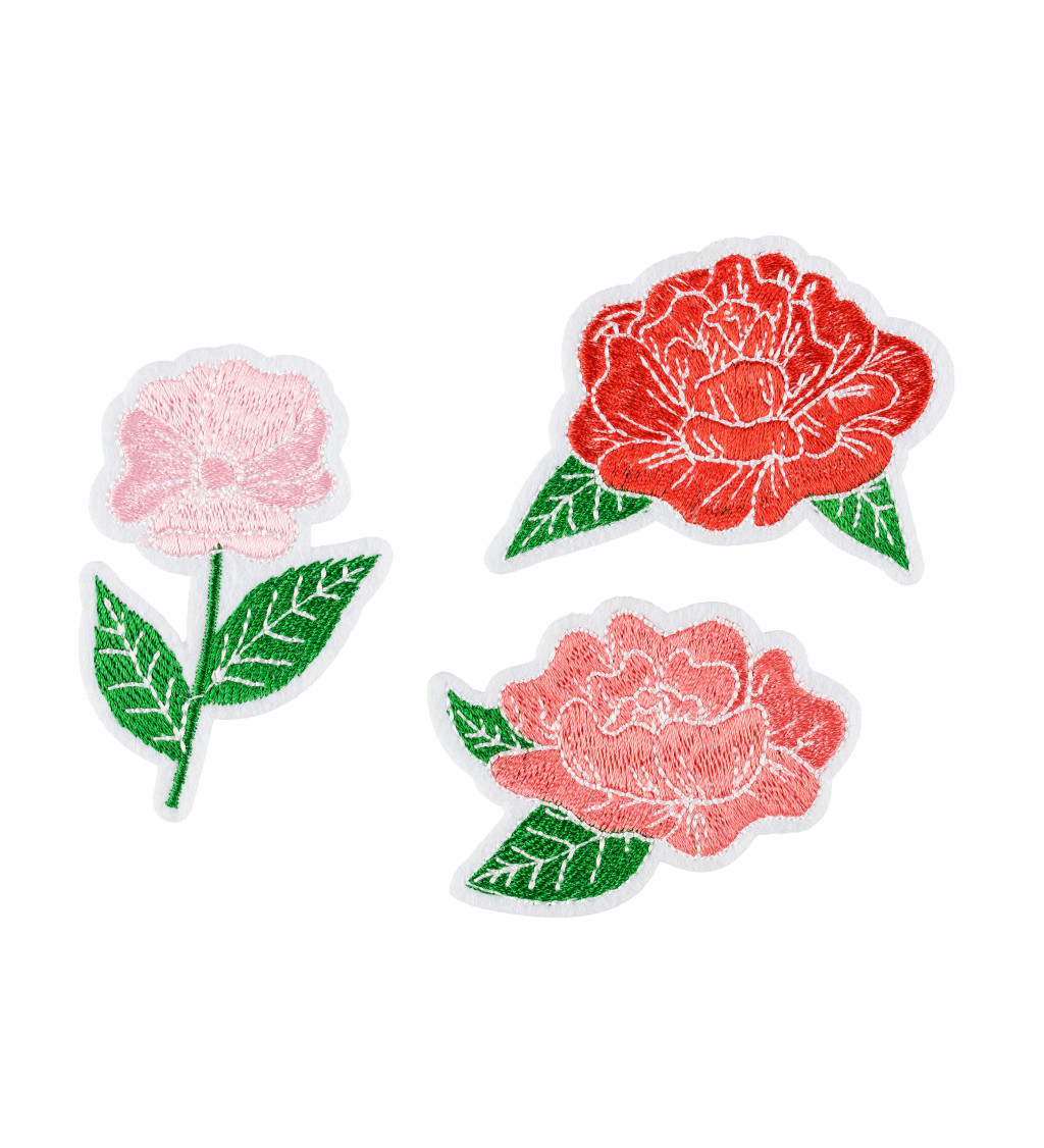 Nažehlovací obrázky na textil - Růže