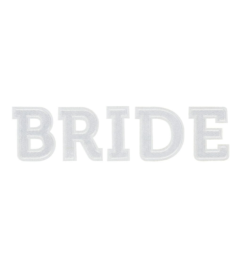 Iron on napis Bride