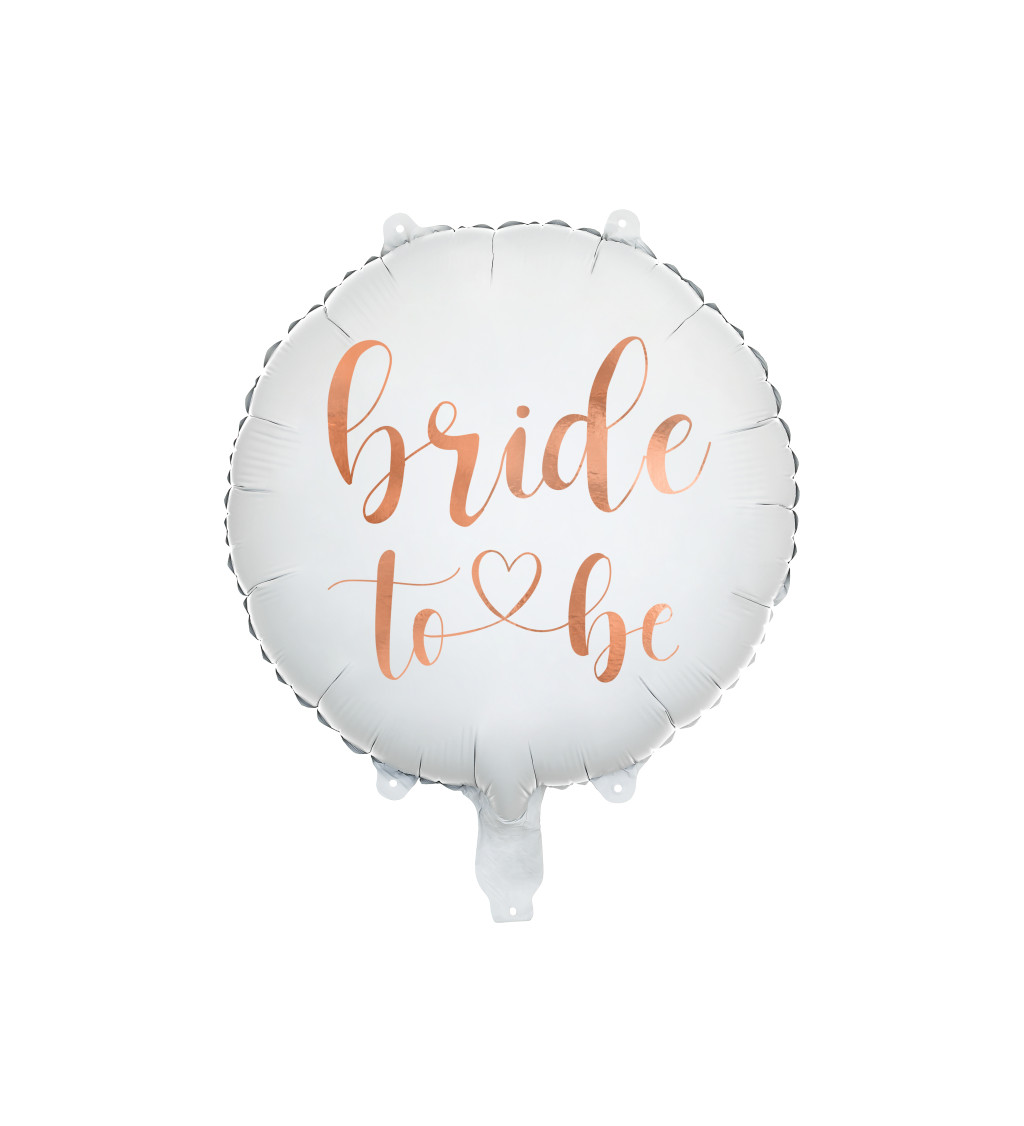 Bride to be - bílý balonek