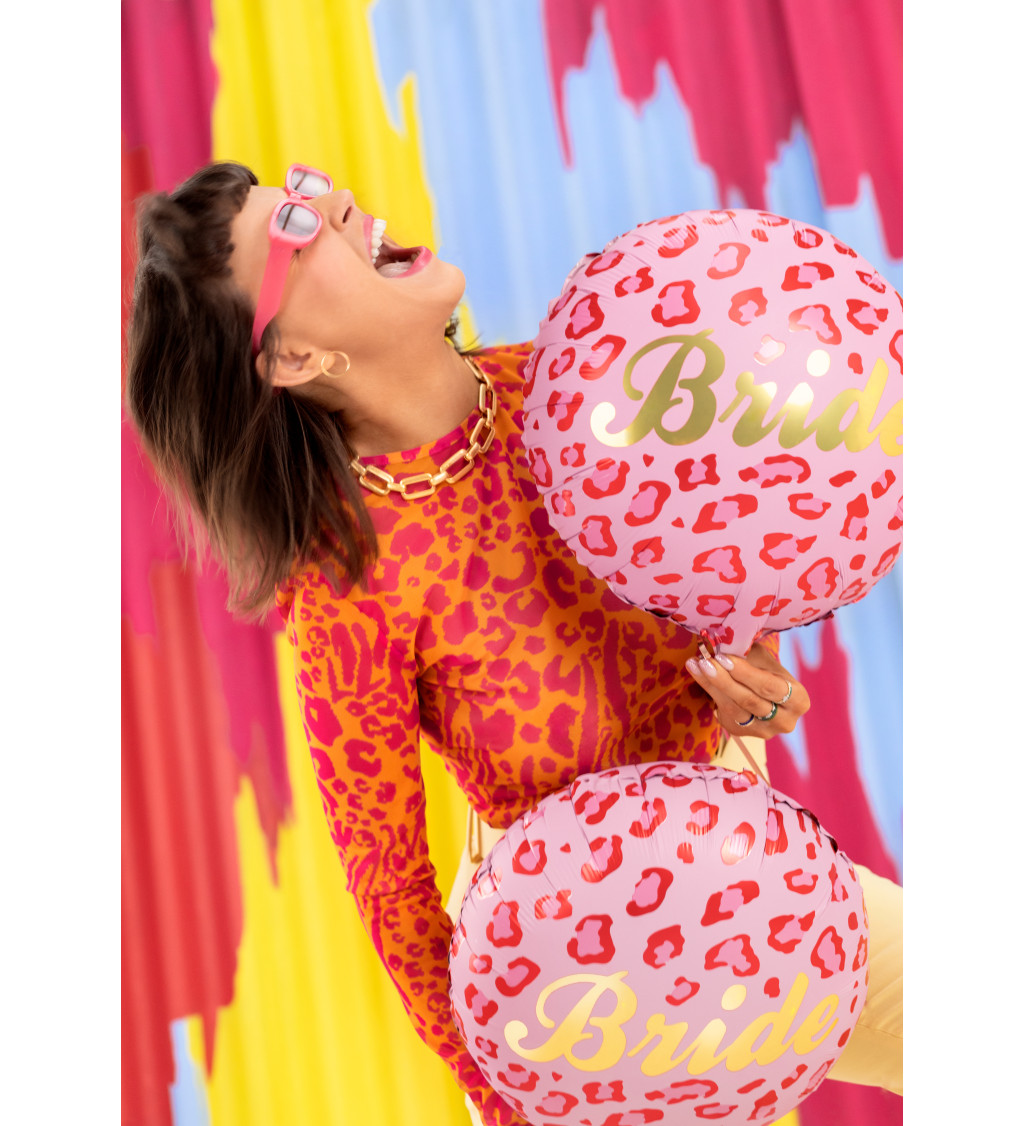 Balonek - Bride to be pink leopard