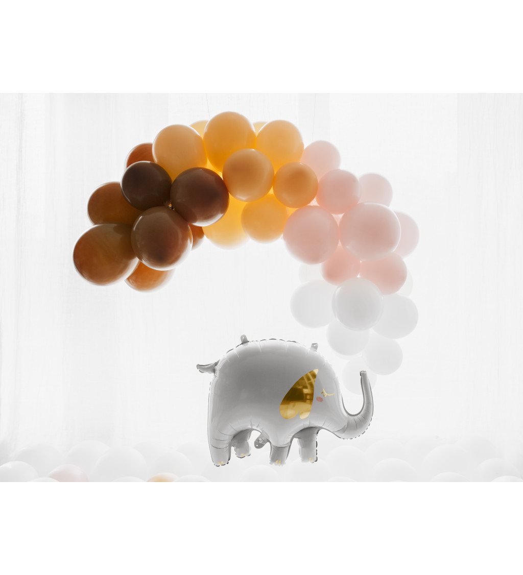 Balónek slon - bílý