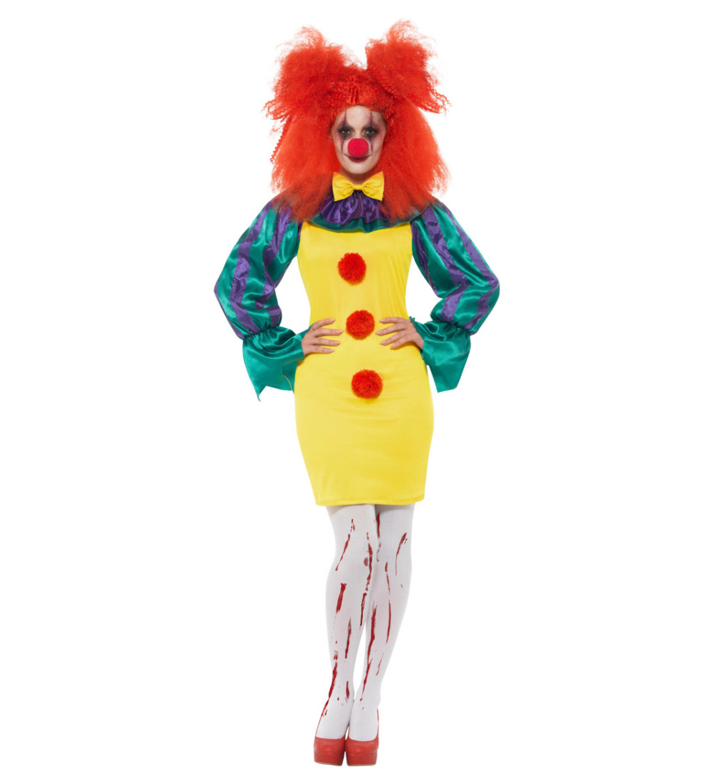 Dámský kostým Strašidelná klaunice