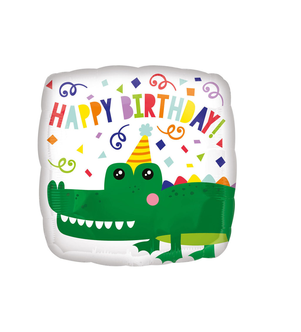 balonek happy birthday krokodyl