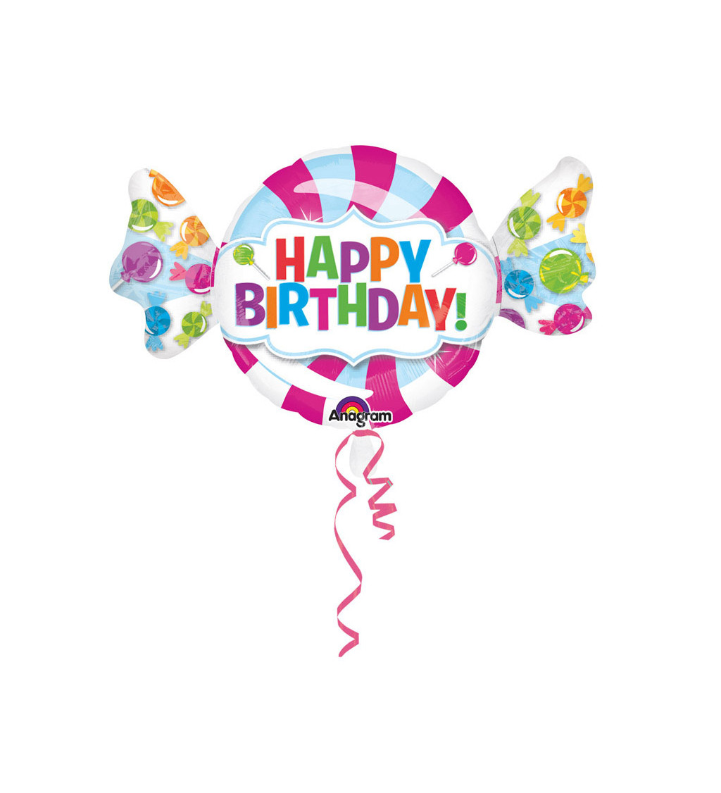 Balón candy - Happy Birthday