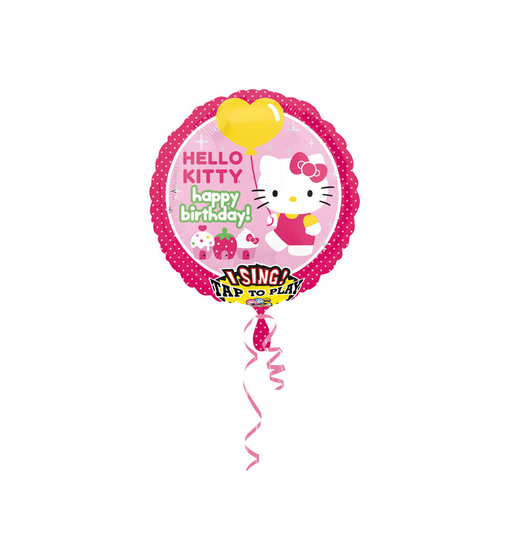 Zpívající balonek Hello Kitty