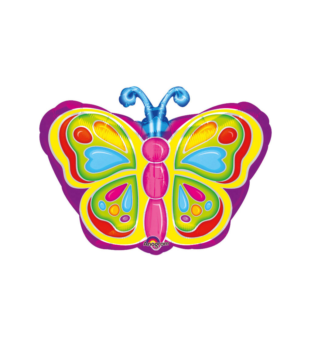 Barevný balónek - motýl