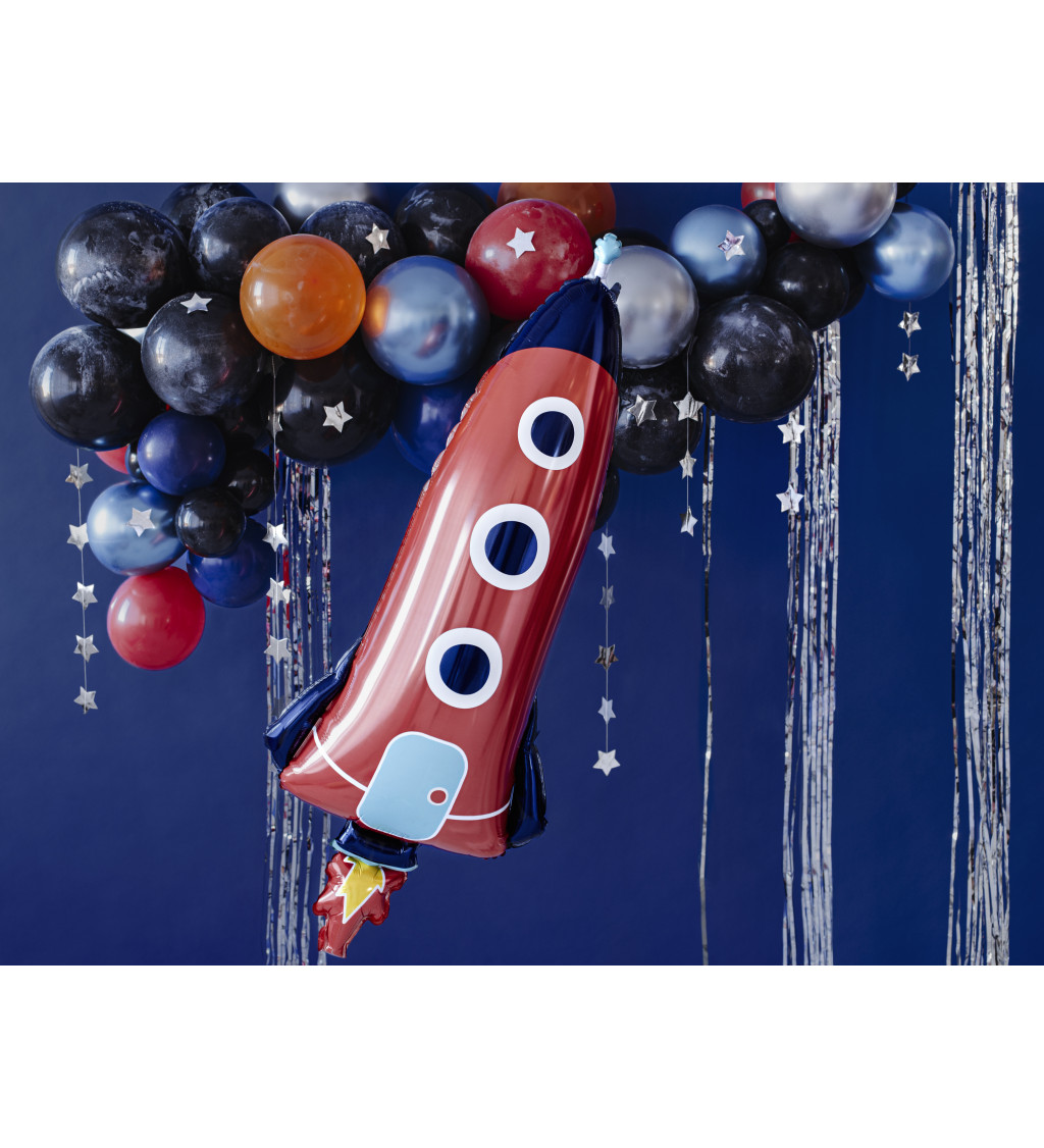 Fóliová balónek - vesmírná raketa
