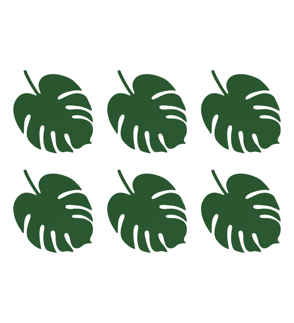 Zelené listy Aloha