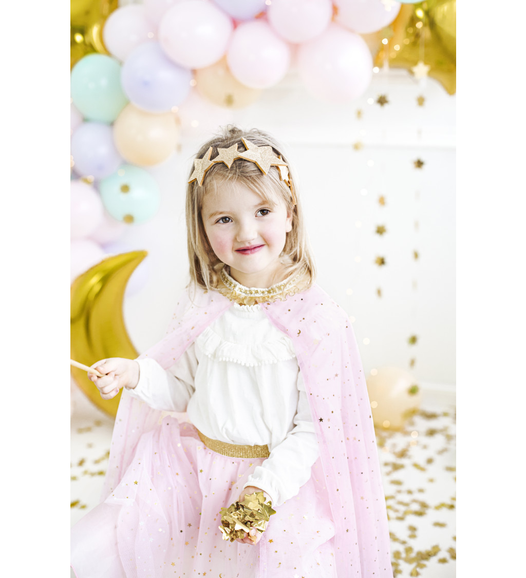 Dětská růžová sukně pro princezny