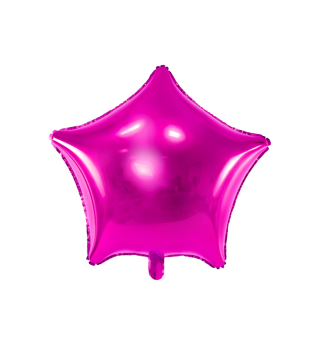 Balónek hvězda - růžová