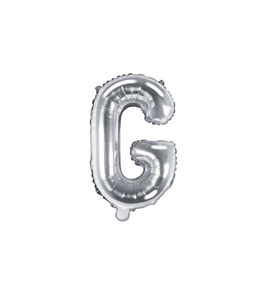 Stříbrný balónek G